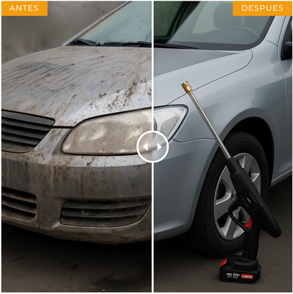 HIDROLAVADORA PORTATIL CON 2 BATERIA 98v